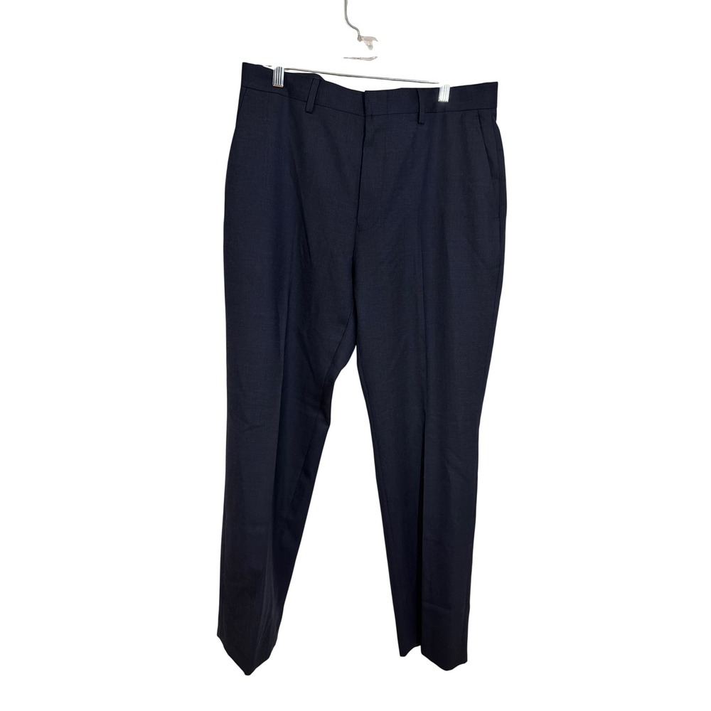 J.Crew Thompson Classic Navy Blue 100% Wool Suit Pants Trousers Mens 32x30